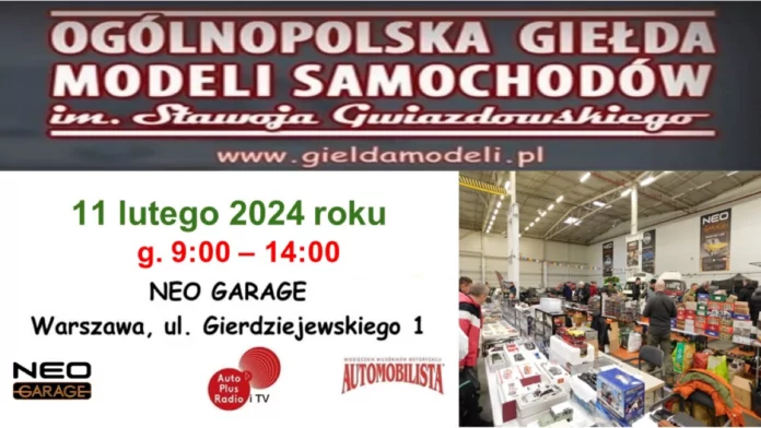 Ogólnopolska Giełda Modeli Samochodów im. Sławoja Gwiazdowskiego 11.02.2024 Neo Garage Warszawa