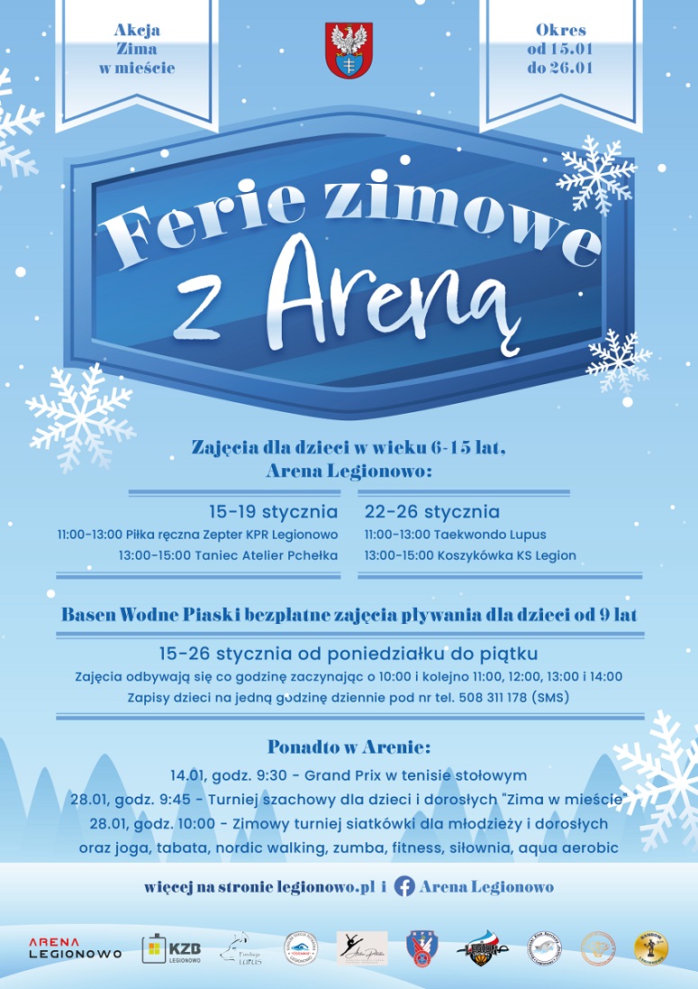 Spotkajmy się w Arenie Legionowo. Zima w Mieście.