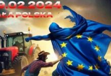 Kacice - Jabłonna. Ogólnopolski Strajk Rolników, jutro blokada DK 61 w powiecie Legionowskim 9.02.2024