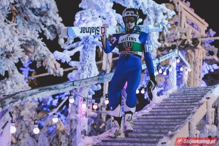 Na zdjęciu skoczek peter prevc. Skoki narciarskie Peter Prevc kończy karierę!