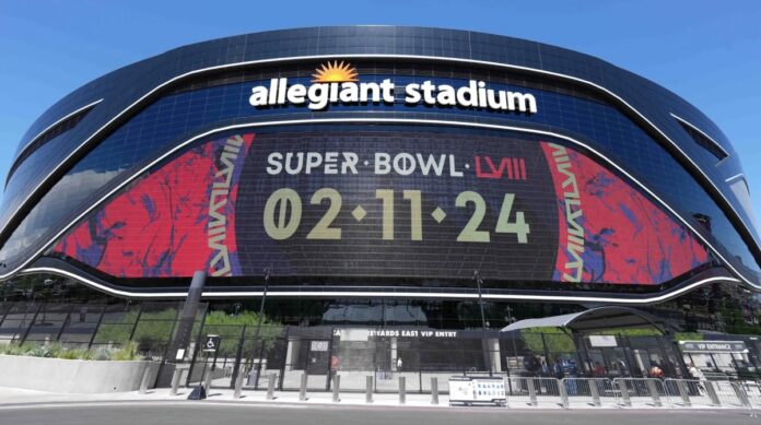 Allegant Stadium arena LVIII Super Bowl 2024