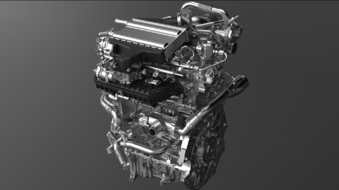 silnik na metan - komputerowa animacja silnika na amoniak, udostępniana przez BAC.