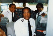 David E. Harris American Airlines - pierwsza czarnoskóra załoga samolotu rejsowego