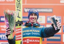 Na zdjęciu jest Stefan Kraft. STEFAN KRAFT – Austriacki skoczek narciarski.