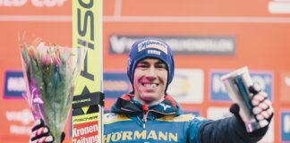 Na zdjęciu jest Stefan Kraft. STEFAN KRAFT – Austriacki skoczek narciarski.