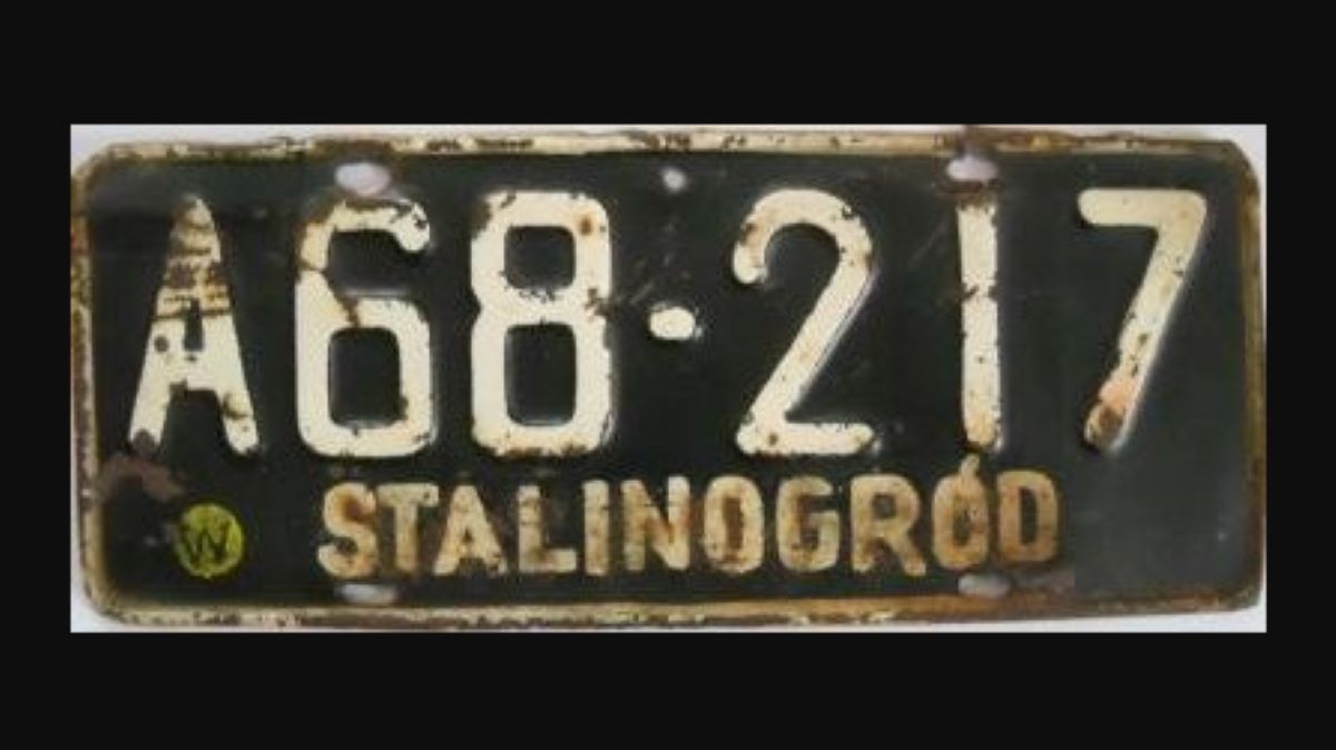 Stalinigród tablica rejestracyjna, Katowice zniknęły z mapy Polski