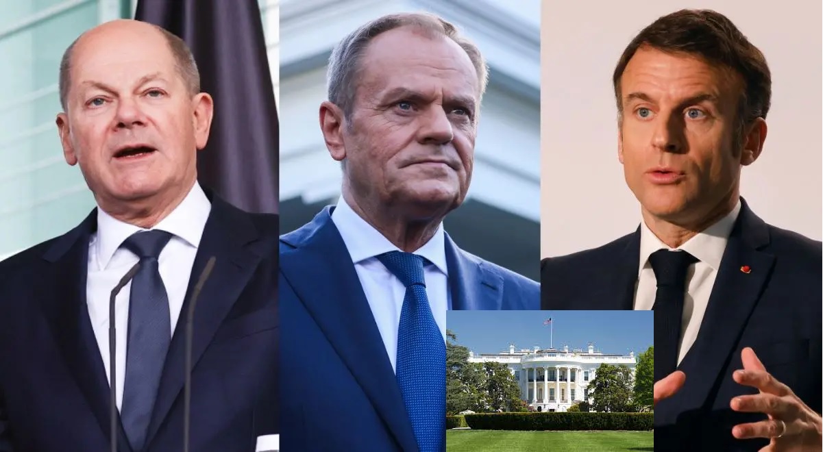 Trójkąt Weimarski: nagły szczyt po powrocie D Tuska z USA.