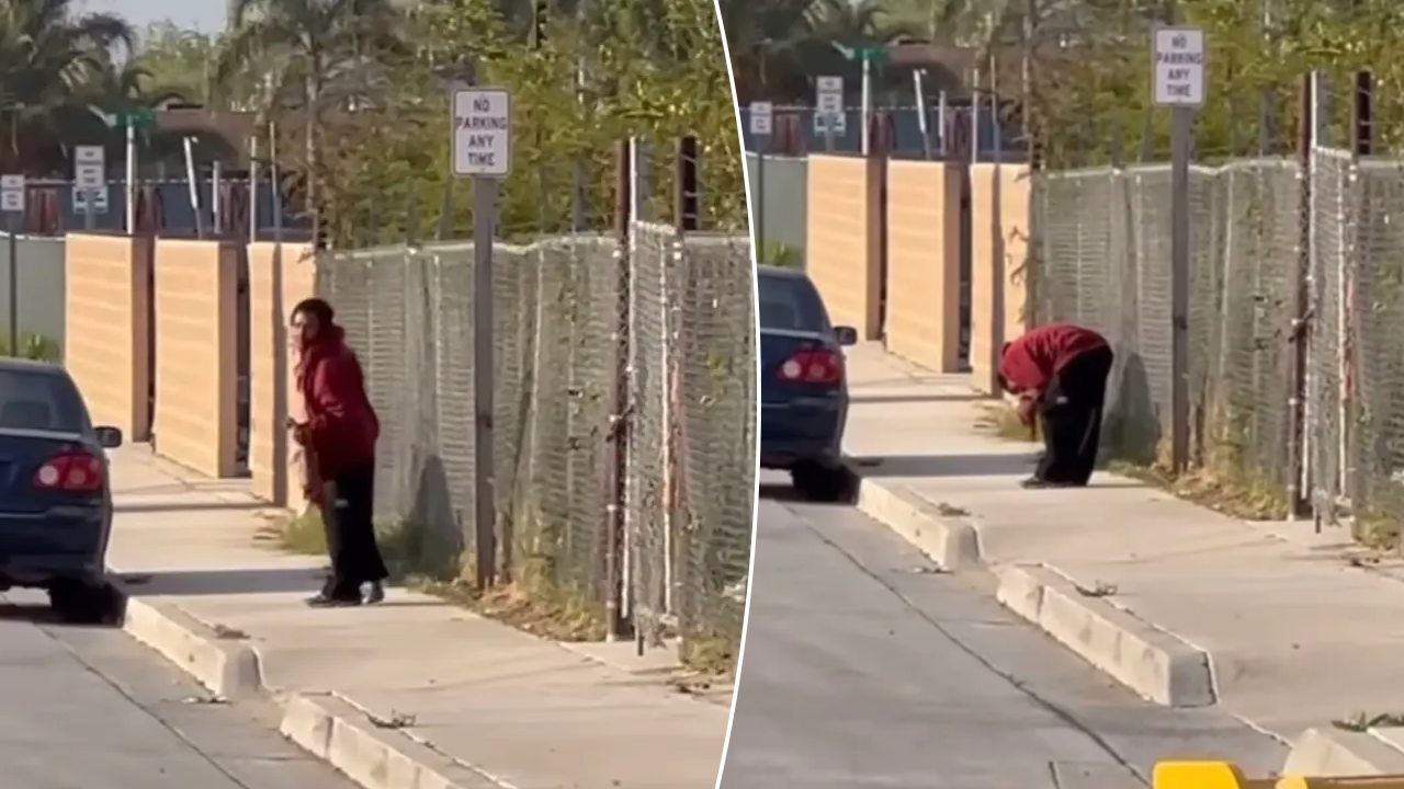 Zjadł nogę ofiary wypadku. Zombie w Kalifornii? FILM