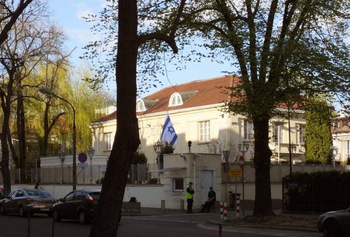 Ambasador Izraela wezwany do MSZ. Ambasada Izraela w Warszawie. Autorstwa Panek - Praca własna