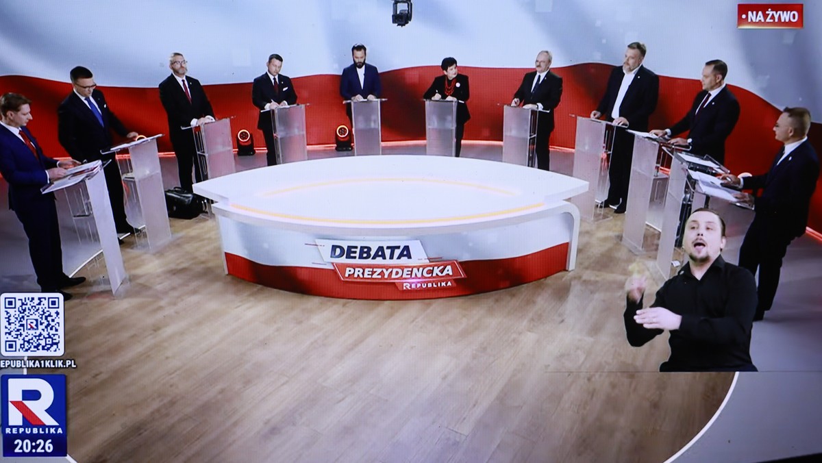 Burzliwa Debata Prezydencka w TV Republika.