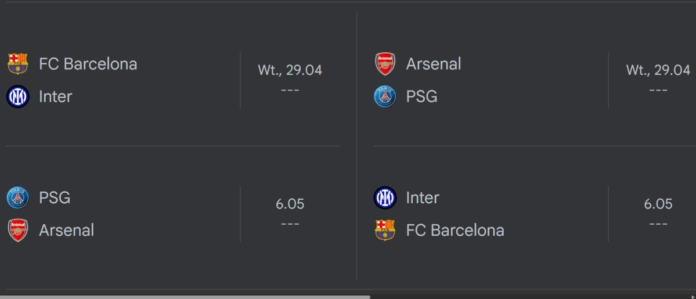 polfinal ligi mistrzow półfinał ligi mistrzów