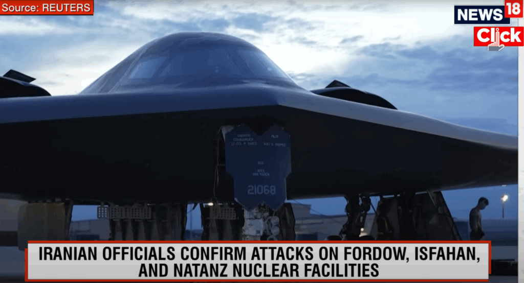 6 B-2 Spirit niszczy irańskie instalacje nuklearne bombami GBU-57 MOP fot2