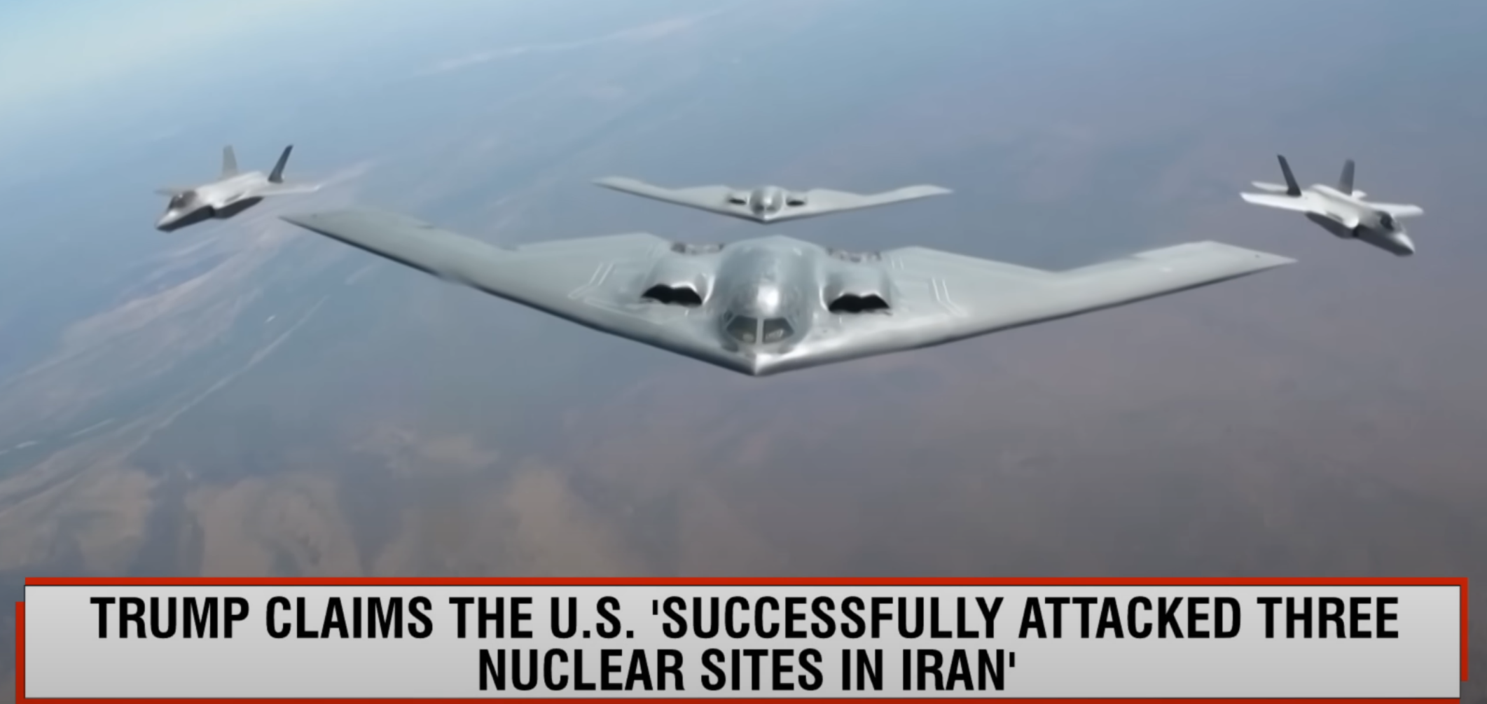 B-2 Spirit w Akcji – USA Uderzyły w Irańskie Obiekty Nuklearne – super bomba GBU-57 MOP sieje zniszczenie patrz wideo CNN