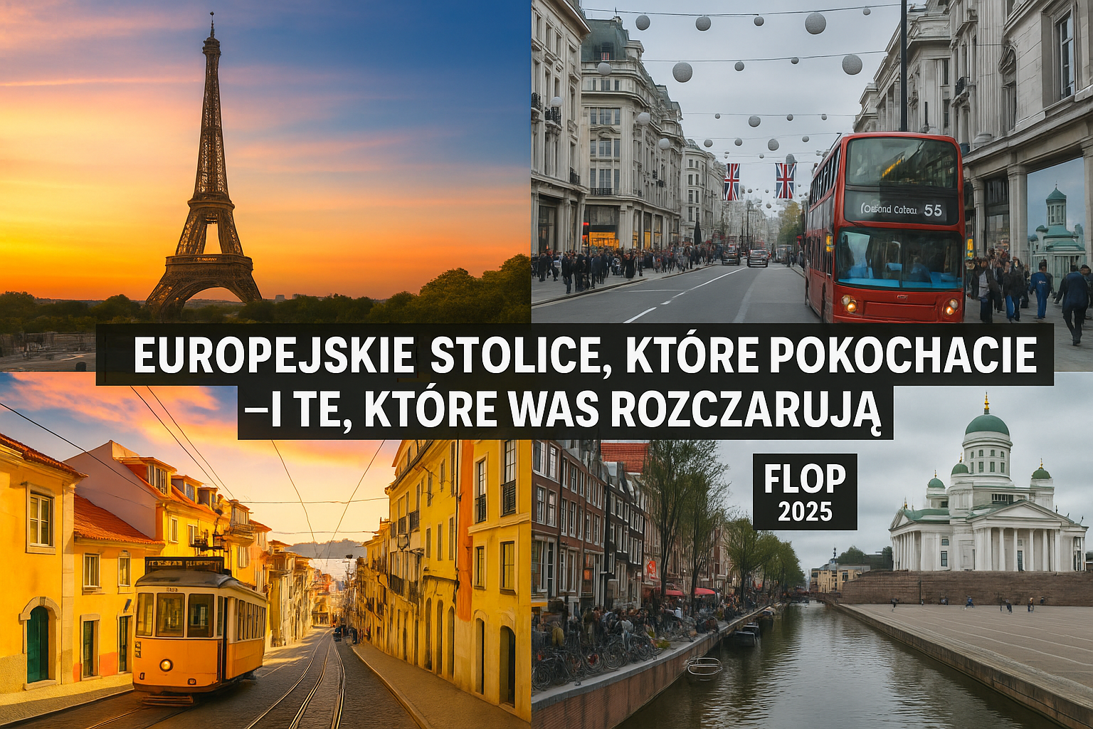 8 europejskich stolic, które naprawdę warto odwiedzić – i 3, które lepiej ominąć.