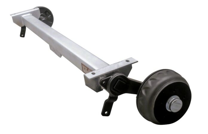 oś do przyczepy hamowanej oś do przyczepy hamowanej - to jeden z najważniejszych elementów przyczep o DMC powyżej 750 kg, aktywnie wspiera proces hamowania