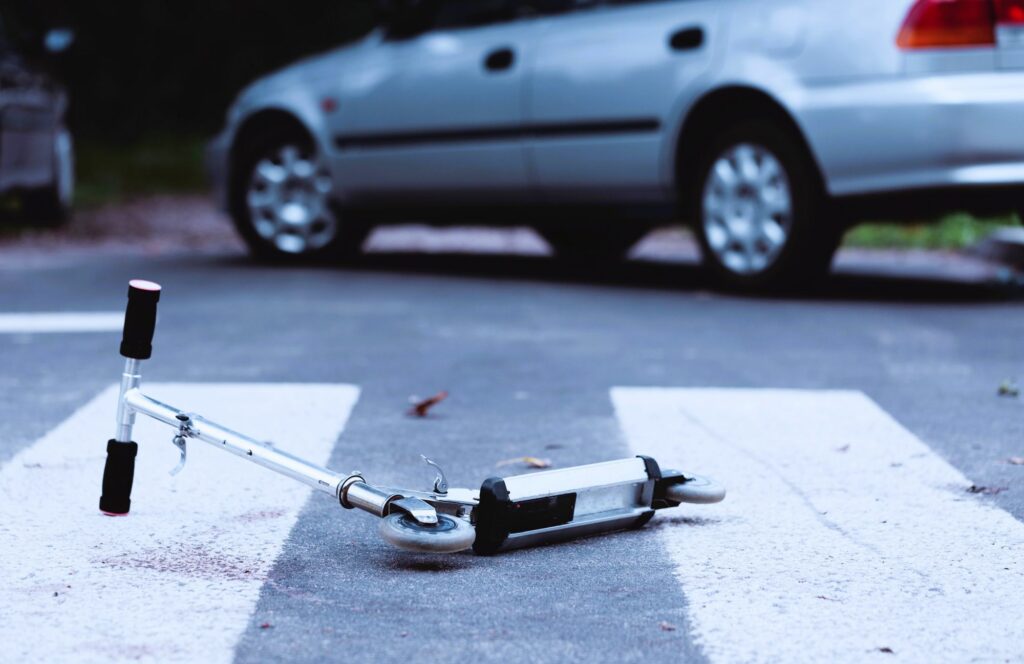 Bardzo groźne wypadki na hulajnogach