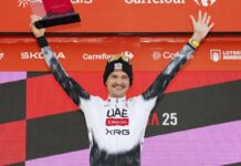 Emiraty dominują na TTT, a Træen przejmuje koszulkę lidera po etapie górskim.