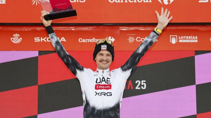 Emiraty dominują na TTT, a Træen przejmuje koszulkę lidera po etapie górskim.