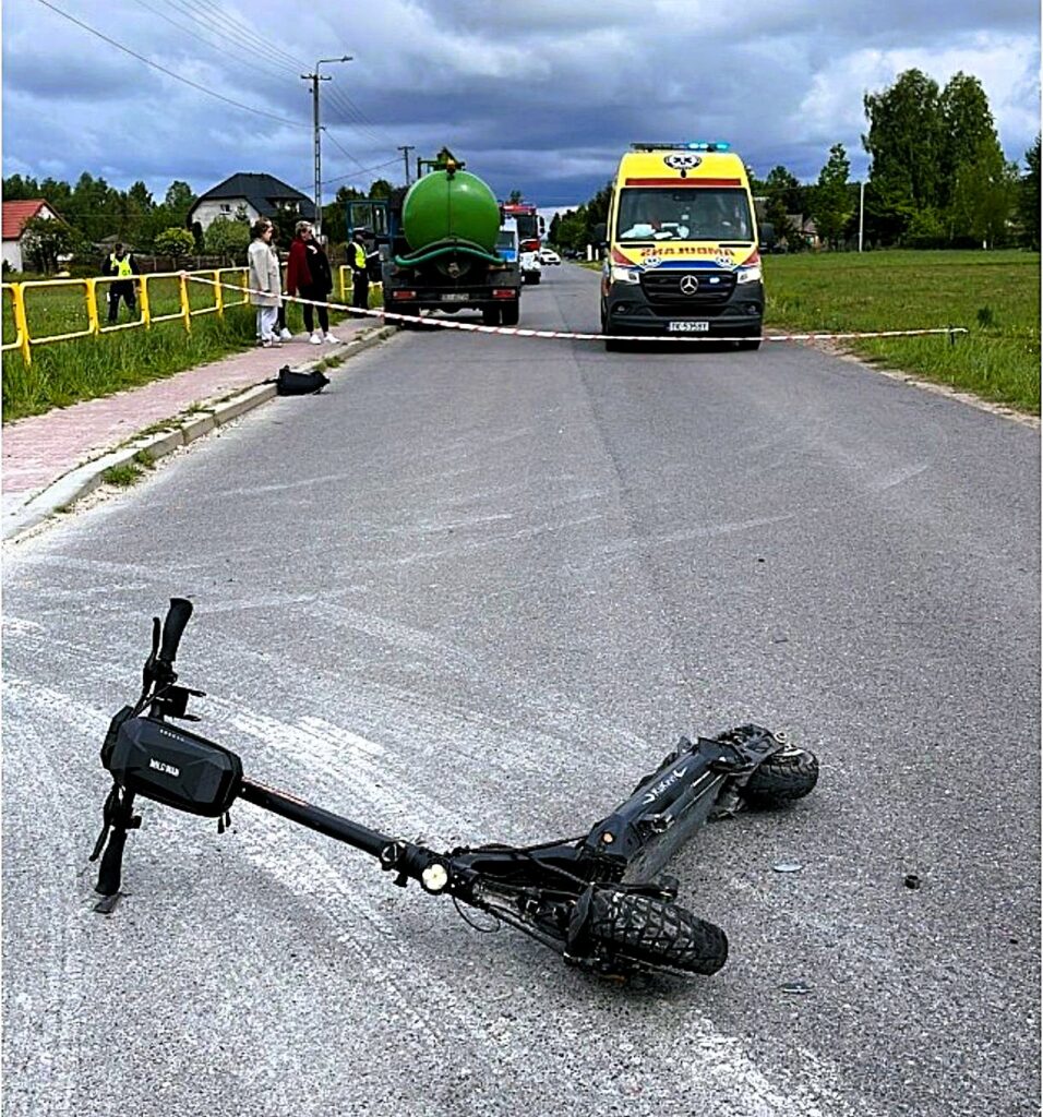 Groźne wypadki na hulajnogach - brak zainteresowania rządu działaniami dla poprawy bezpieczeństwa
