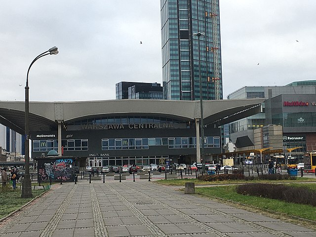 Pożar na Dworcu Centralnym w Warszawie