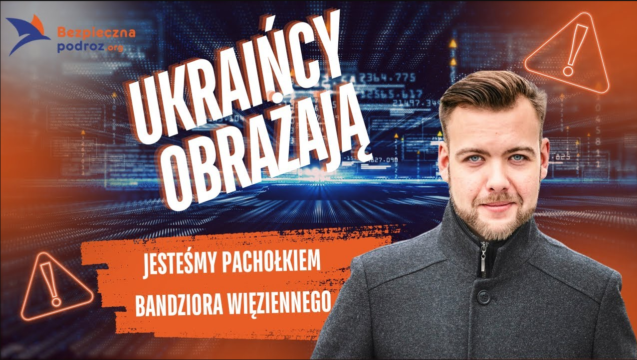 Ukraińcy obrażają, My Naród Jesteśmy pachołkami bandziora więziennego