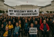 „My widzimy Was, a Wy – czy widzicie nas?” Tysiące osób z niepełnosprawnościami krzyczy do władz: dość barier!