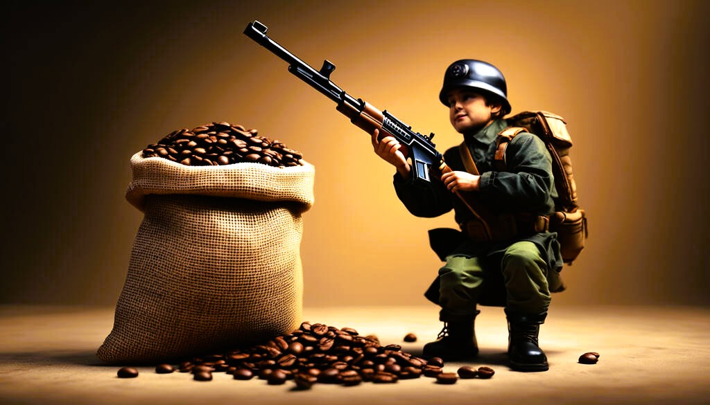 niemcy kradną kawę w marketach na potęgę