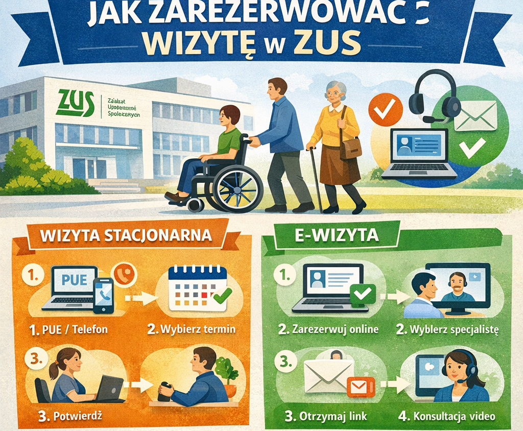 Od 2026 roku nowy standard obsługi w ZUS