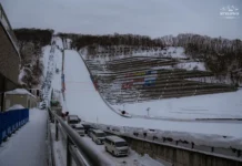Skoki narciarskie w Kraju Kwitnącej Wiśni Skoki narciarskie w Kraju Kwitnącej Wiśni.