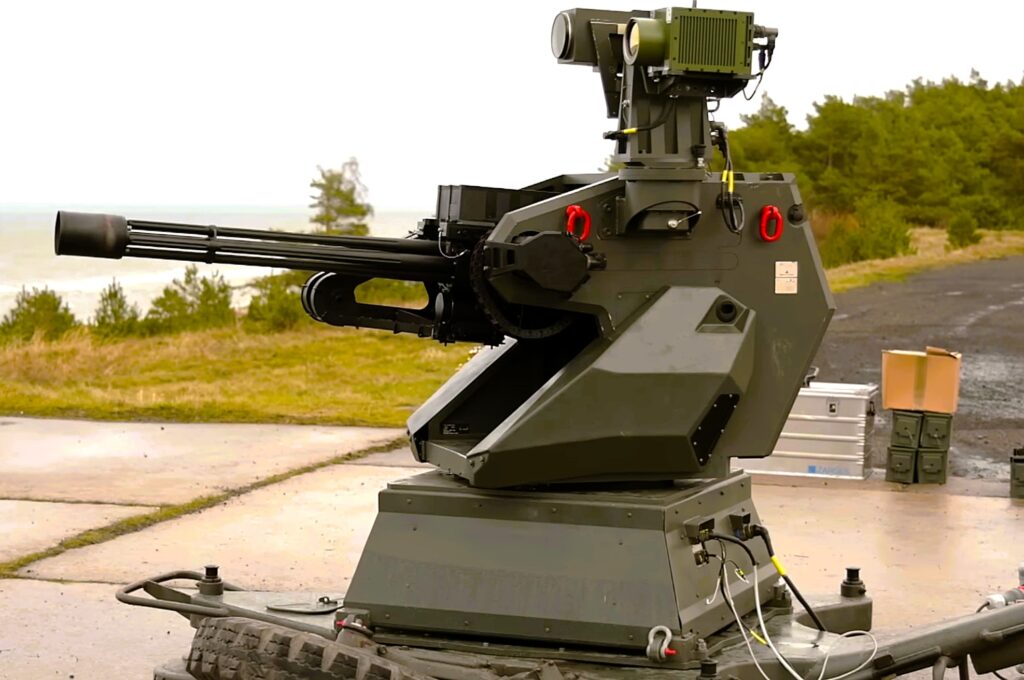 Potwór z Tarnowa - polska rewelacja antydronowa z 3 obrotowymi lufami Gatlinga