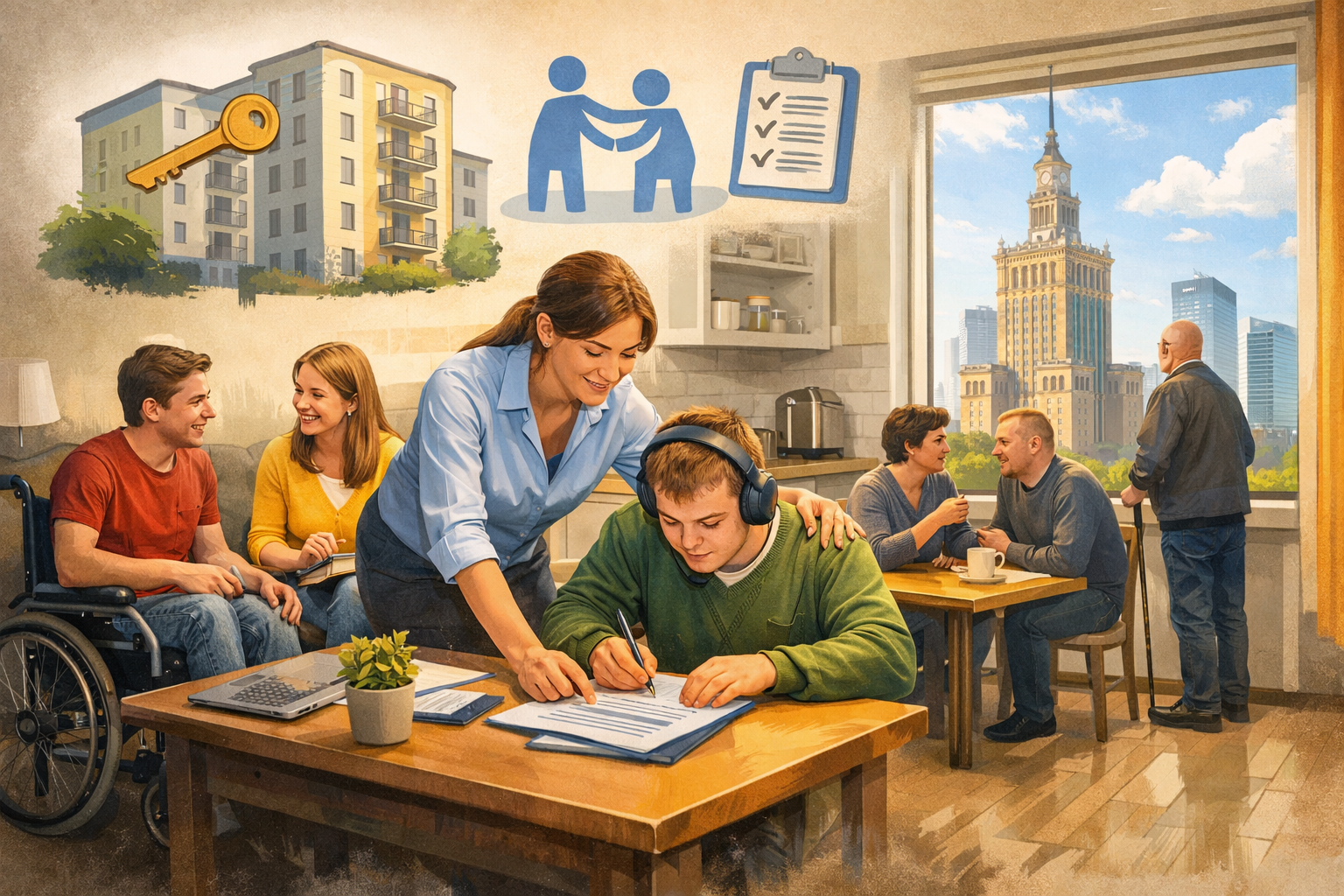 Nabór do mieszkań treningowych i wspomaganych w Warszawie: szansa czy rozwiązanie niewystarczające?