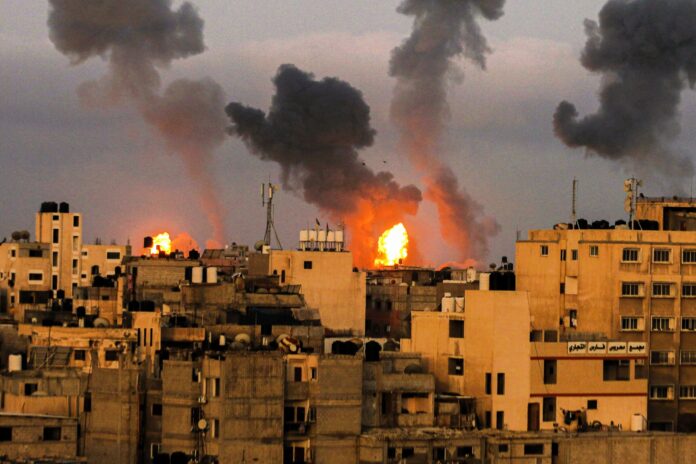 Sex z widokiem na bombardowanie