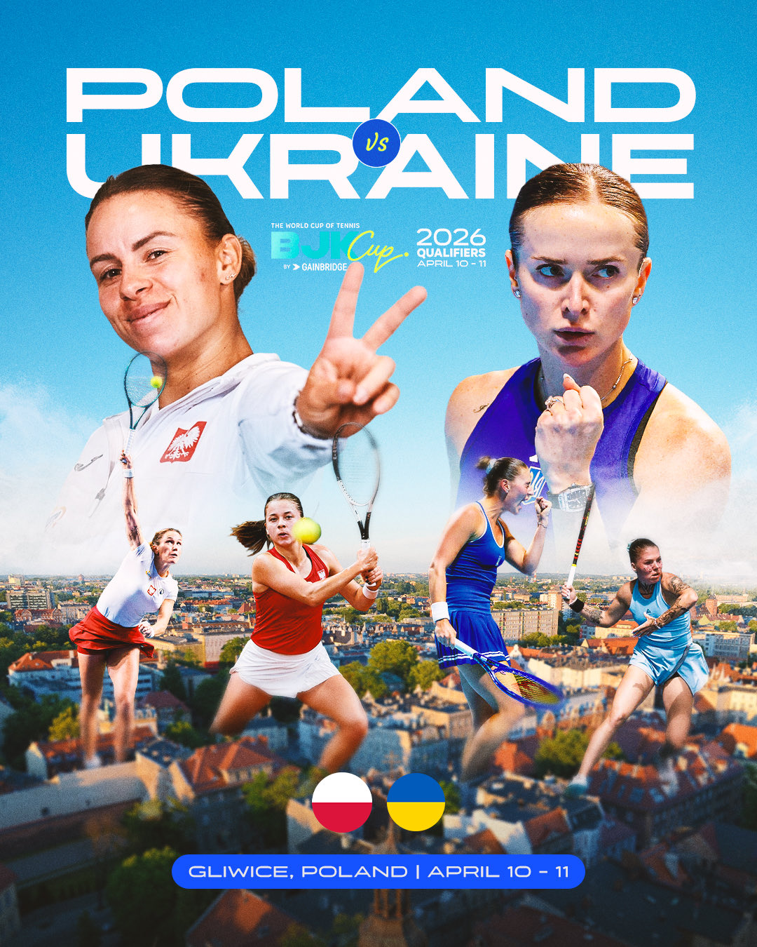 Polska vs Ukraina w Billie Jean King Cup
