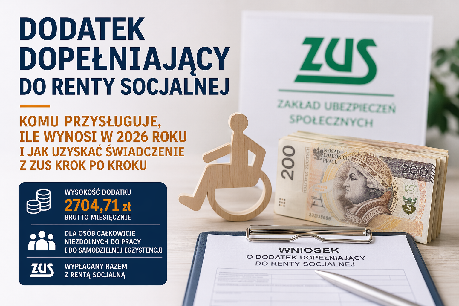 Dodatek dopełniający do renty socjalnej – zasady, warunki i znaczenie świadczenia w systemie zabezpieczenia społecznego