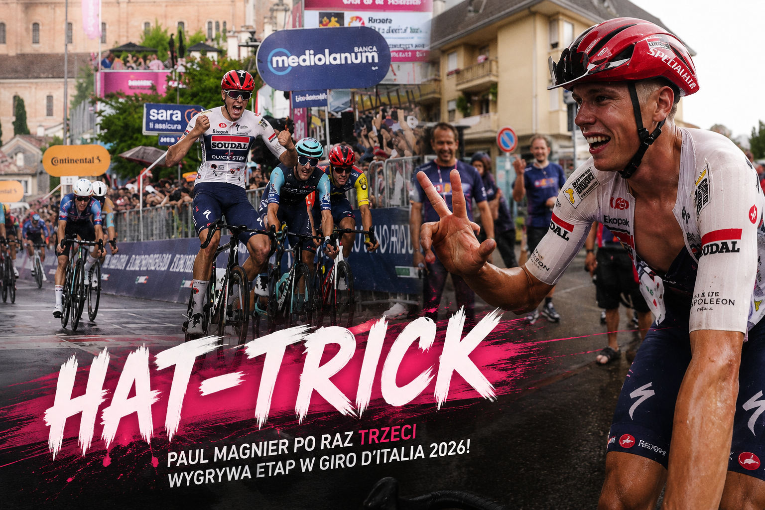 Trzecie zwycięstwo Paul Magniera w Giro
