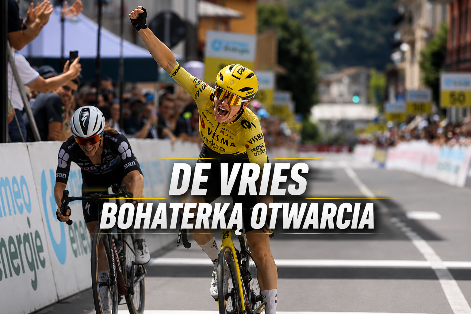 Femke de Vries spełniła marzenie! Pierwsze zawodowe zwycięstwo i żółta koszulka na Tour de Suisse Women