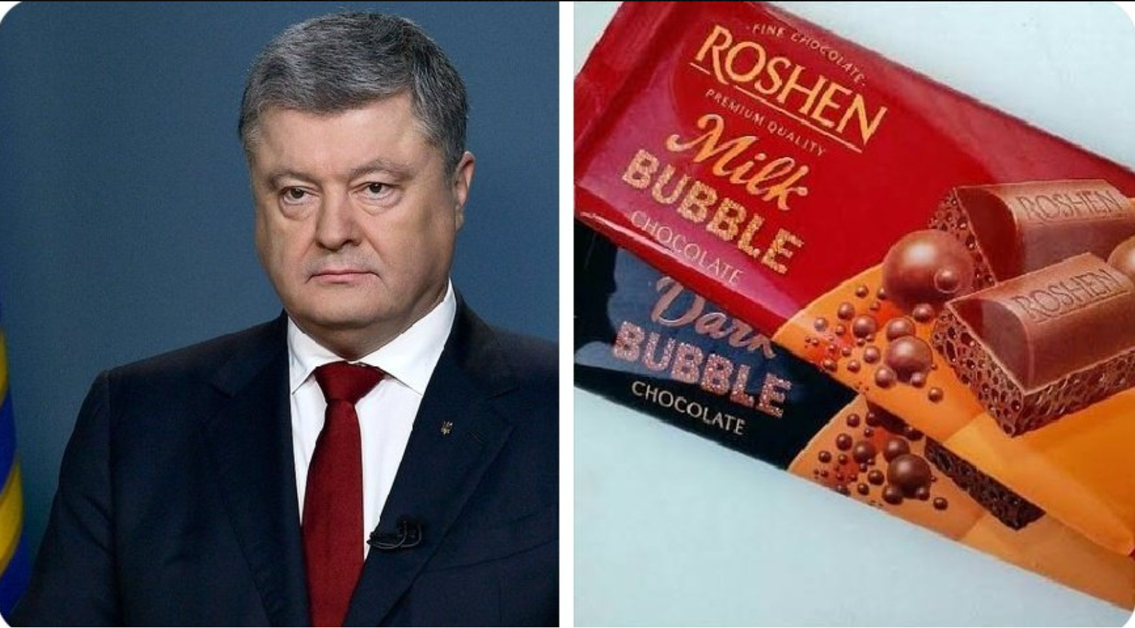 Kupując produkty ROSHEN finansujesz pomniki UPA