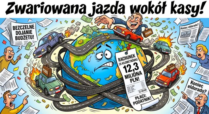 Wielkie dojenie budżetu – kilometrówki „wokół równika”