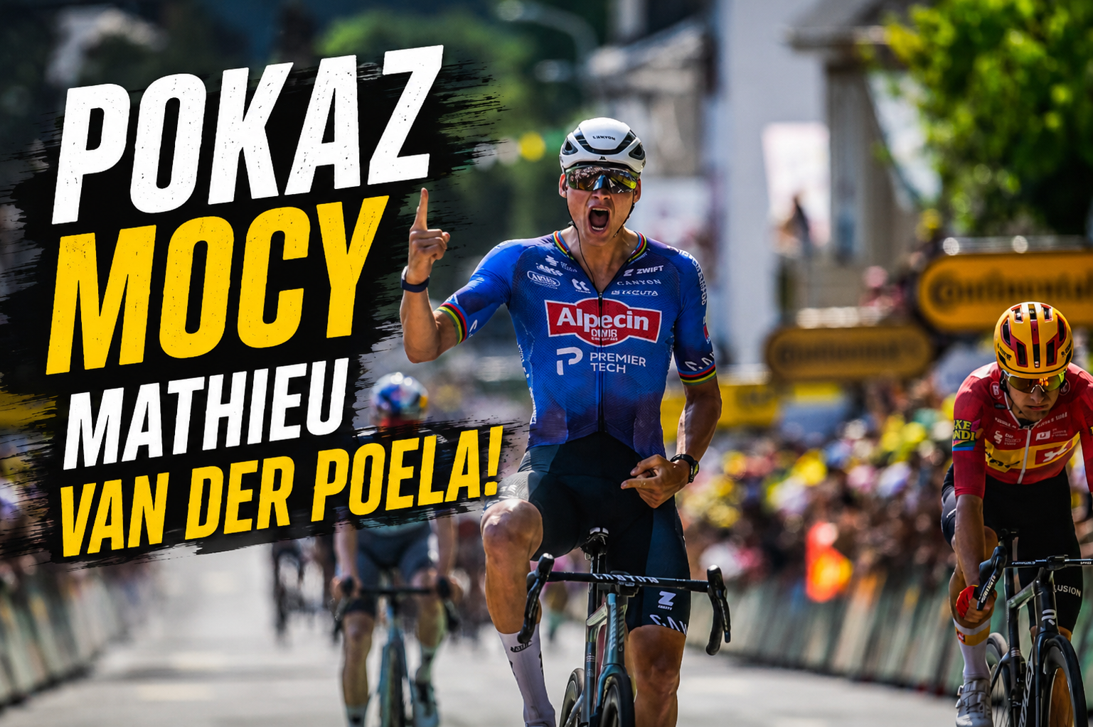 Mathieu Van der Poel z etapowym triumfem
