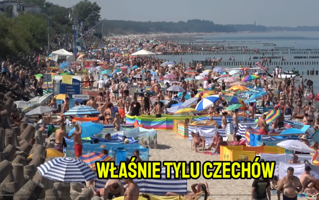 CZESI SZTURMUJĄ POLSKIE PLAŻE I ZOSTAWIAJĄ MILIONY