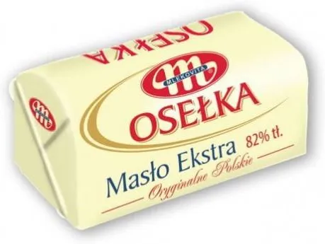 Wielki Test Masła ranking 8 - Osełka Mlekovita to miejsce 1 na zdjęciu opakowanie - osełka tego masła