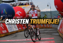 Jan Christen triumfuje na Kocierzu.