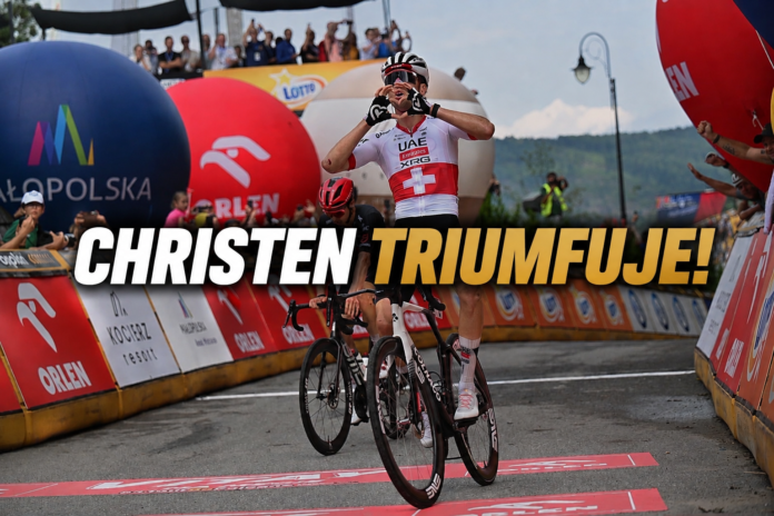 Jan Christen triumfuje na Kocierzu.