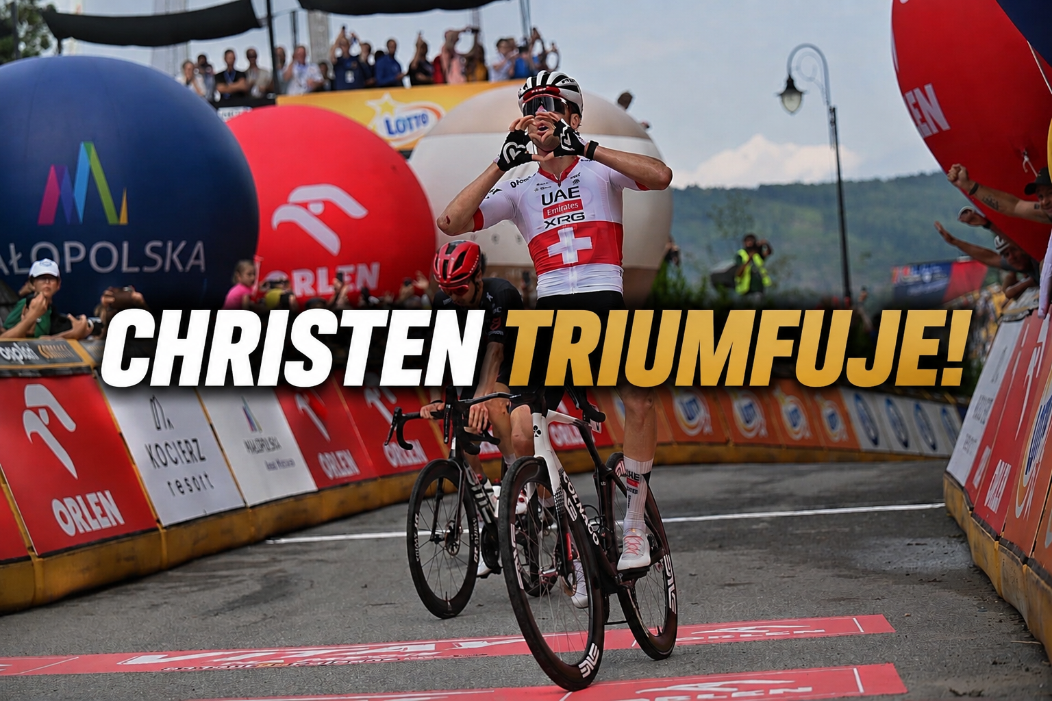 Jan Christen triumfuje na Kocierzu