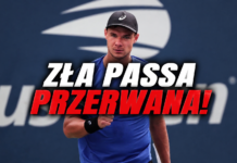 Kamil Majchrzak zagrał koncert na US Open Kamil Majchrzak zagrał koncert na US Open.
