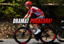Tadej Pogacar poza Vueltą! Ciężka kraksa lidera i poważne obrażenia Tadej Pogacar poza Vueltą! Ciężka kraksa lidera i poważne obrażenia.
