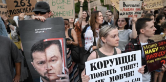 PROTESTY NA UKRAINIE