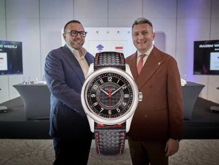 na zdjęciu zegarek Piesiewicza - Piesiewicz i Kral