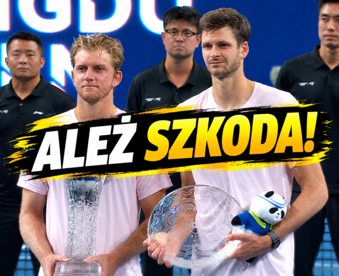 Hubert Hurkacz przegrał finał ATP w Chengdu. Zmarnował cztery setbole.
