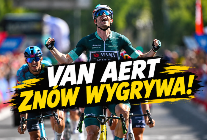 Wout van Aert znów najlepszy! Belg wygrał 15. etap Vuelty.